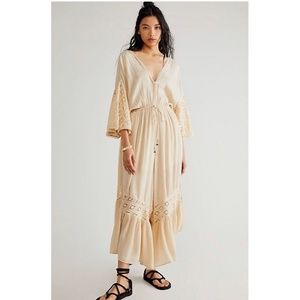 FREE PEOPLE Angela Jumpsuit in Cream, Size Small - brand new, never worn